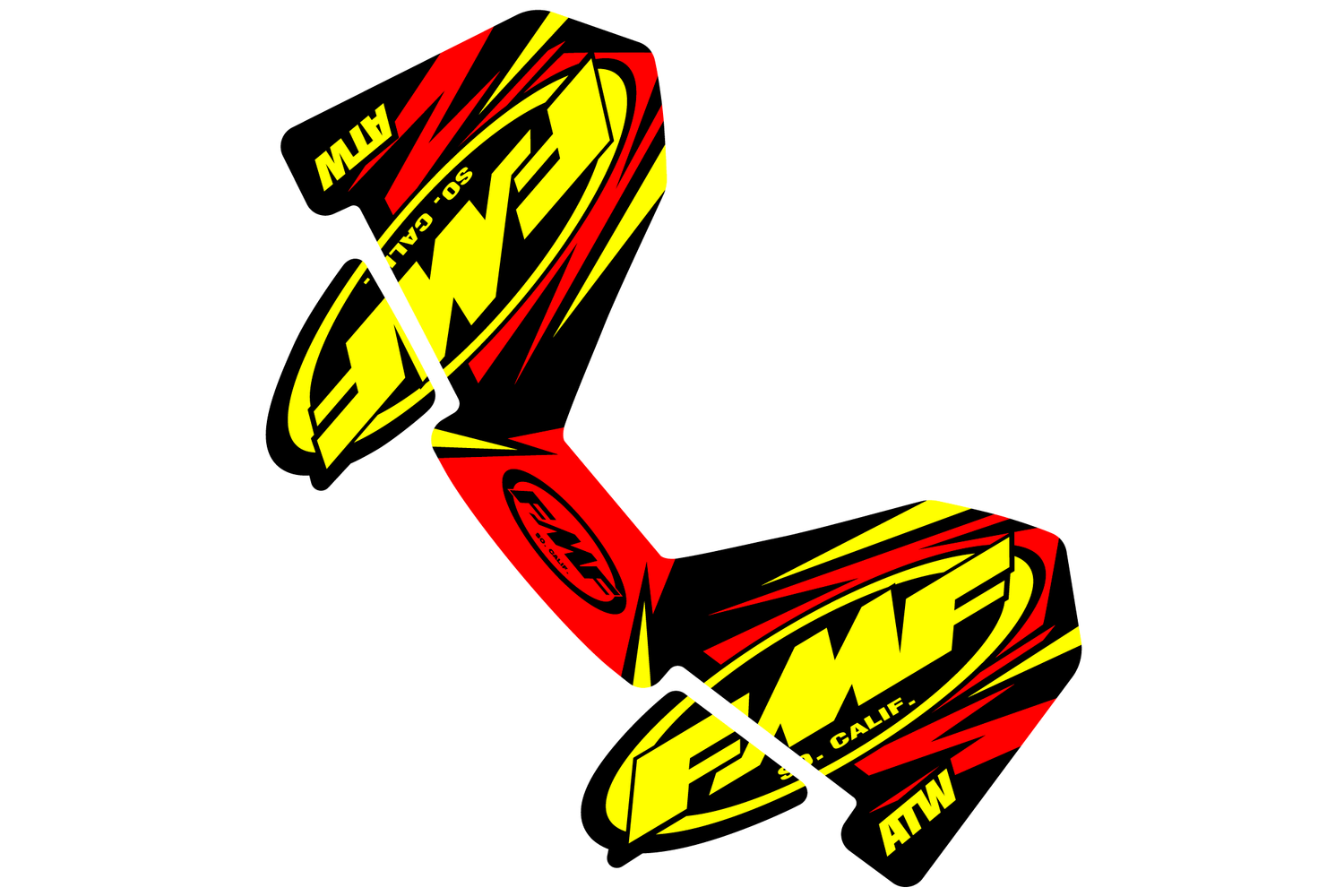 Stickers Silencieux d'Échappement - ATW DESIGN