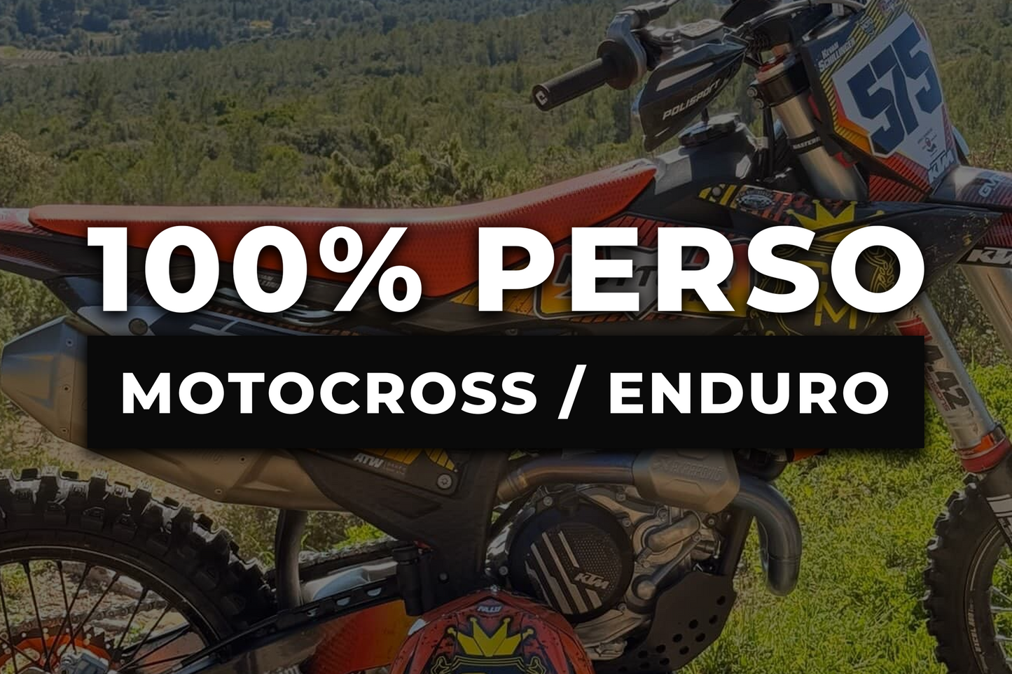 Kit déco 100% Perso - Motocross/Enduro