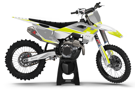 Kit déco motocross “Crock” Husqvarna Blanc