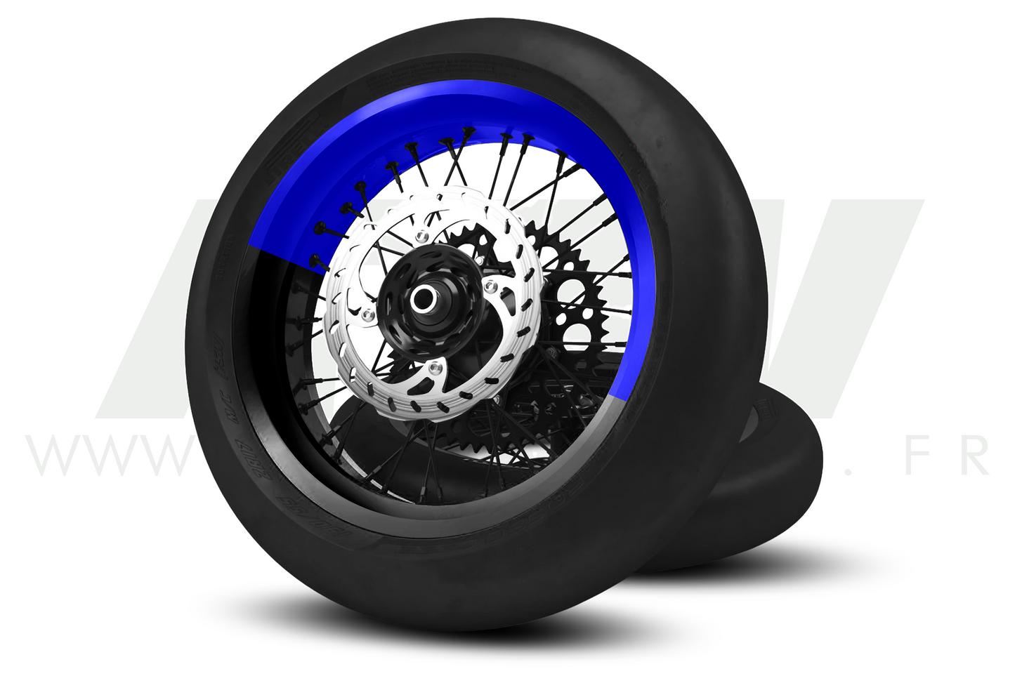 Kit déco 50/50 pour Jantes Supermotard