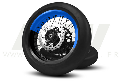 Kit déco 50/50 pour Jantes Supermotard