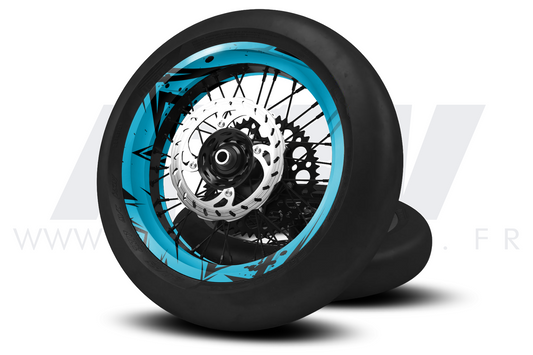 Kit déco complet pour Jantes 50cc - 100% Perso