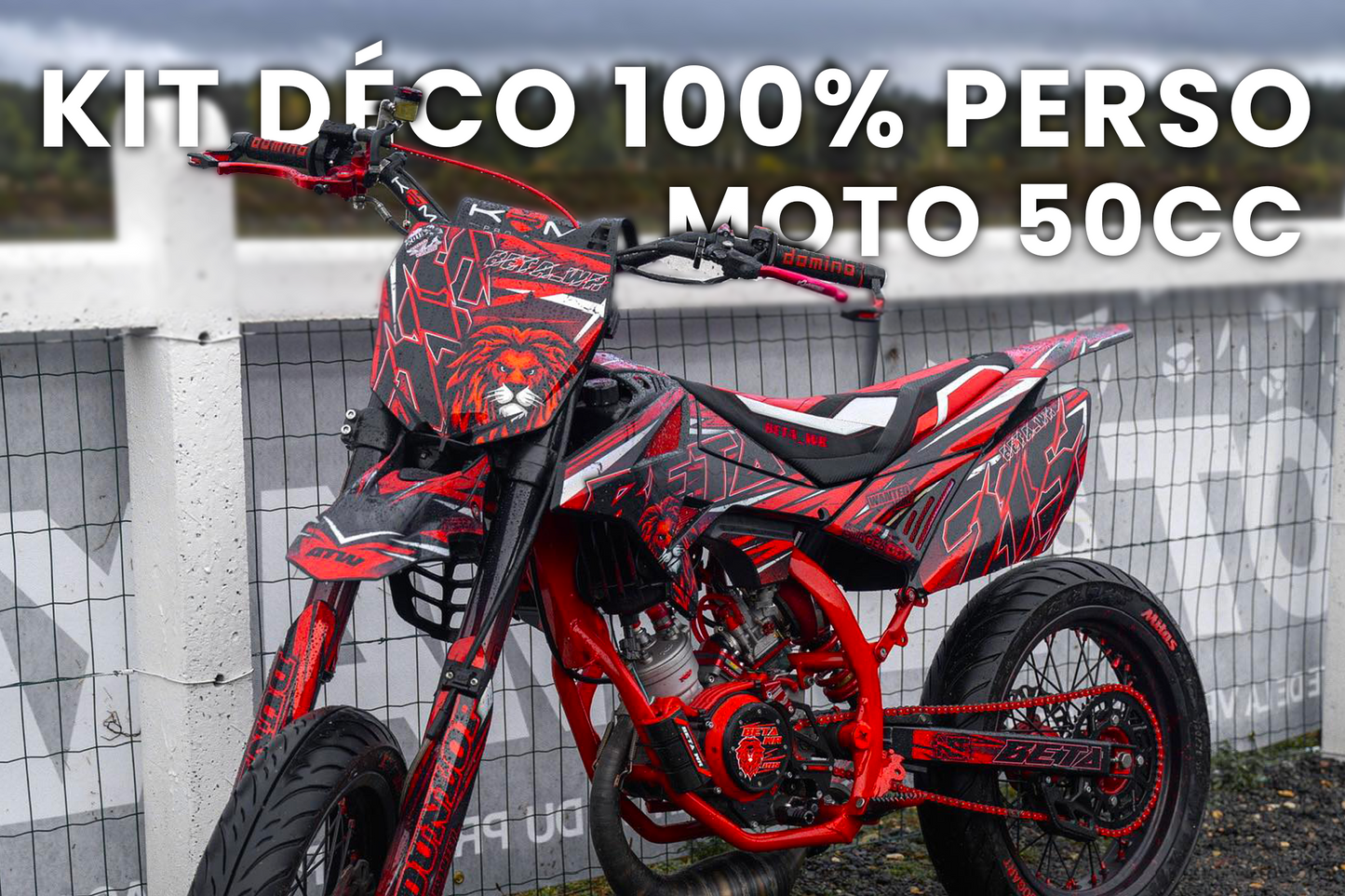 Kit Déco 100% personnalisé à partir d’une photo (toutes les motos)