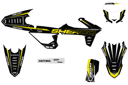 Kit déco Sherco SE/SM - SHMX001 Noir