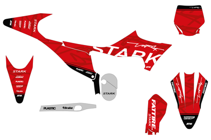 KTM 50 SX motocross graphics kit - Cutz Orange
