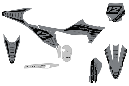 KTM 50 SX motocross graphics kit - Cutz Orange