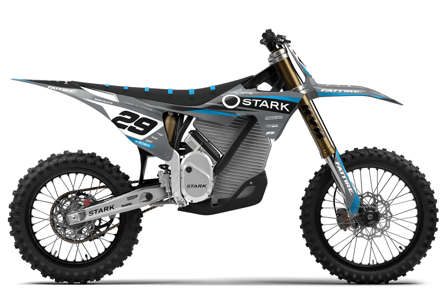 Kit déco Stark VARG MX/EX/SM - SVMX004 Gris