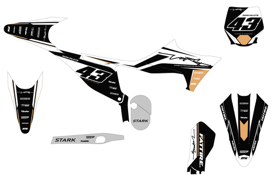 Kit déco Stark VARG MX/EX/SM - SVMX005 Beige