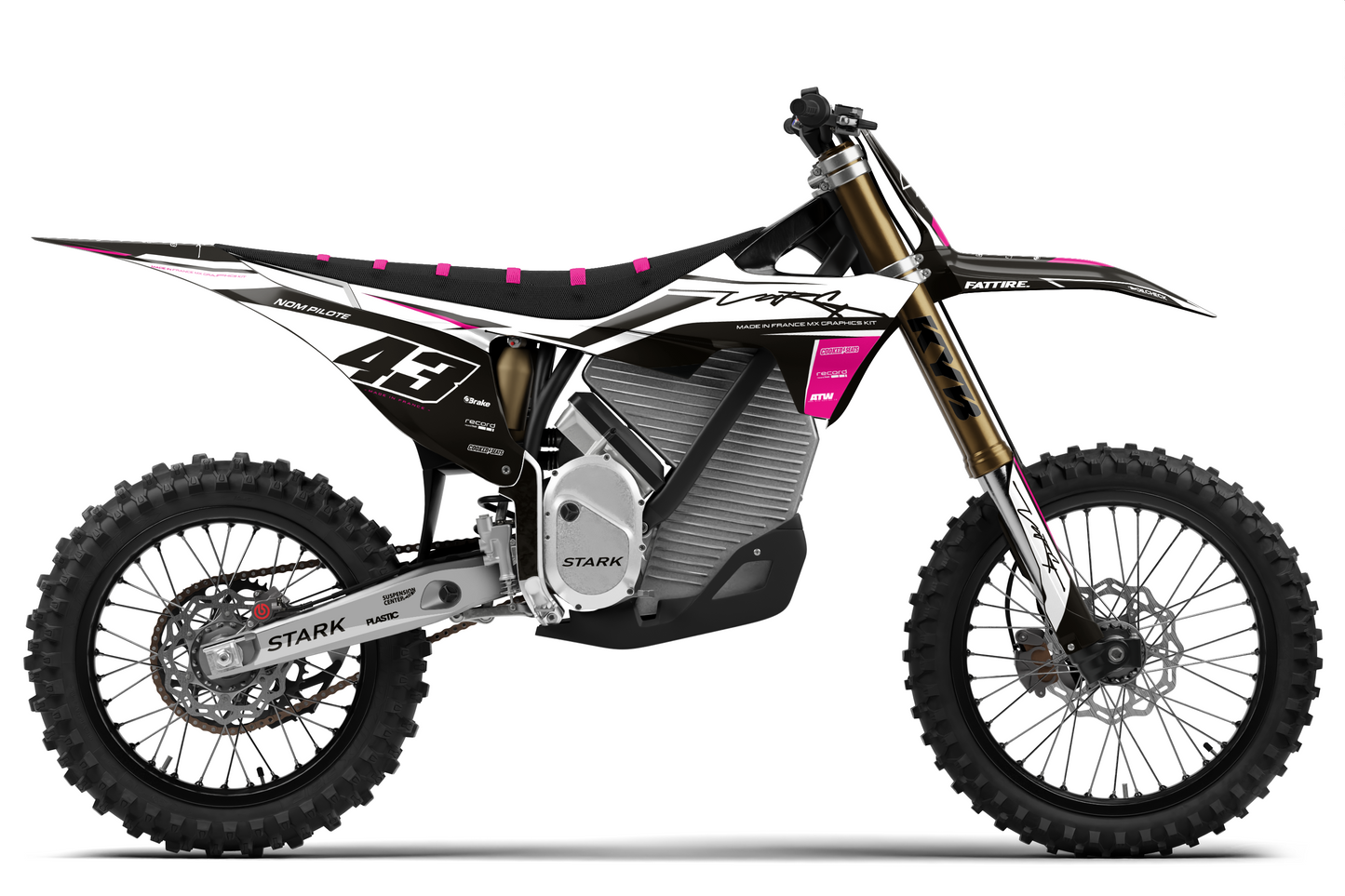 KTM 50 SX motocross graphics kit - Cutz Orange