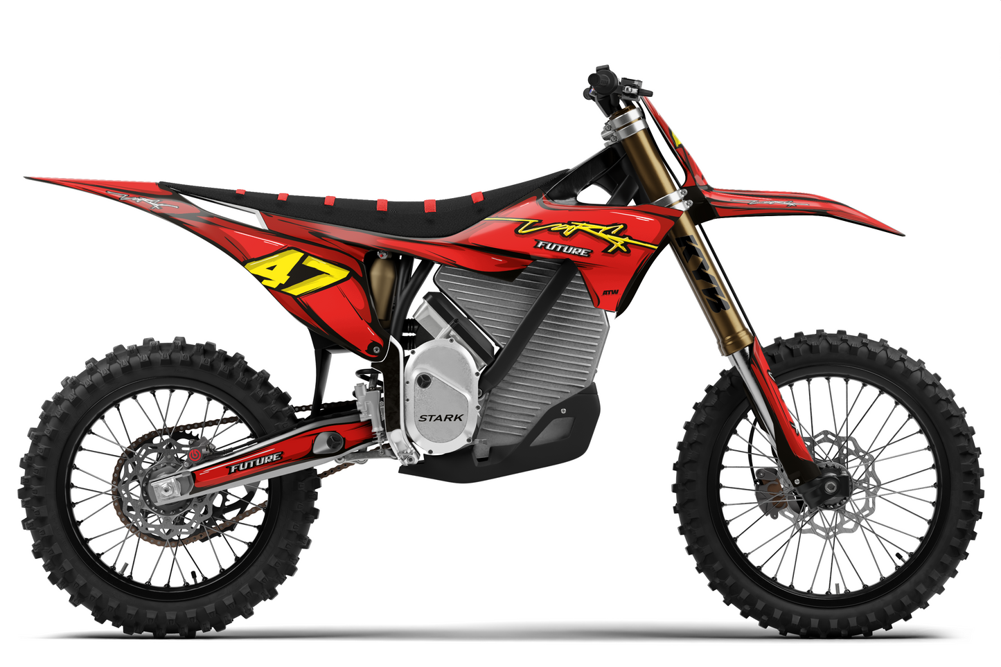 KTM 50 SX motocross graphics kit - Cutz Orange