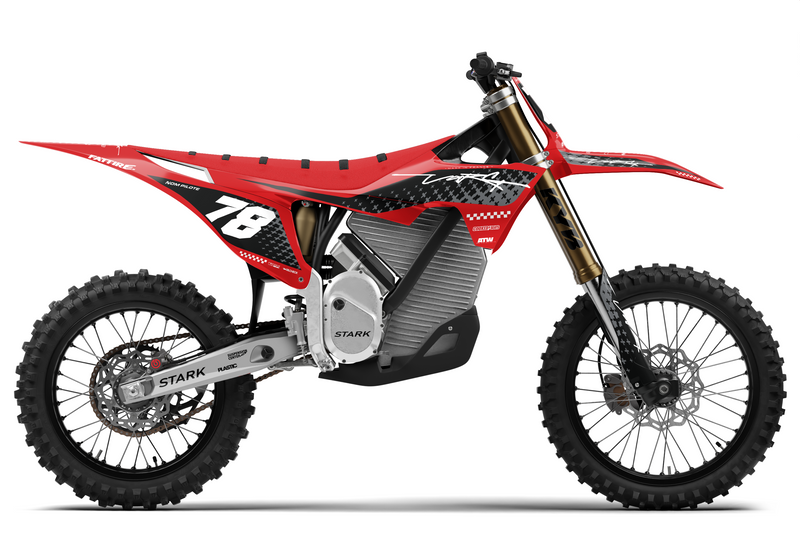 Kit déco Stark VARG MX/EX/SM - SVMX009 Rouge