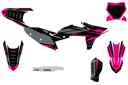 Kit déco motocross KTM 450 SMR - Cutz Rose
