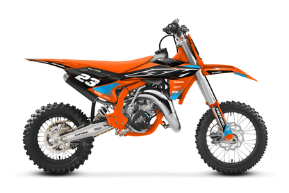 Kit déco motocross KTM 65 SX - Cutz Cyan