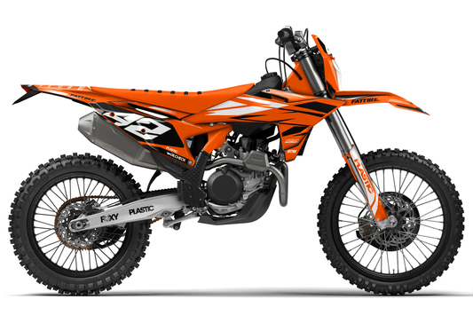 Kit déco motocross KTM EXC / EXC-F - Cutz Orange
