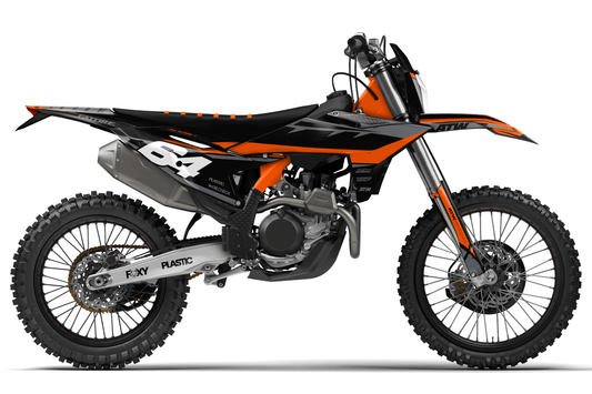 Kit déco motocross KTM EXC / EXC-F - Rift Noir