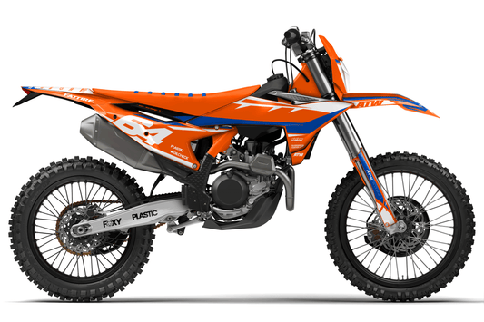Kit déco motocross KTM EXC / EXC-F - Rift Orange