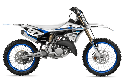 Kit déco motocross YAMAHA 125-250 YZ - Factory-K26 Blanc