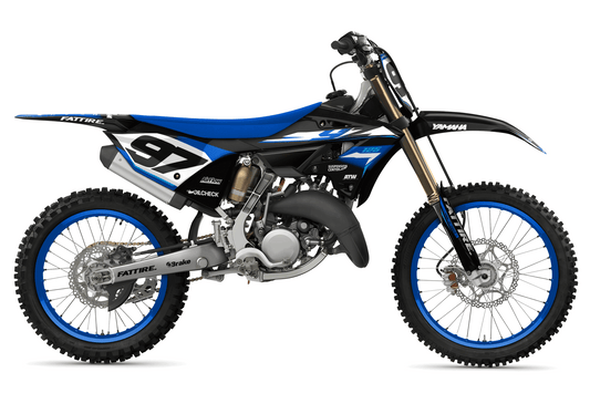 Kit déco motocross YAMAHA 125-250 YZ - Factory-K26 Noir