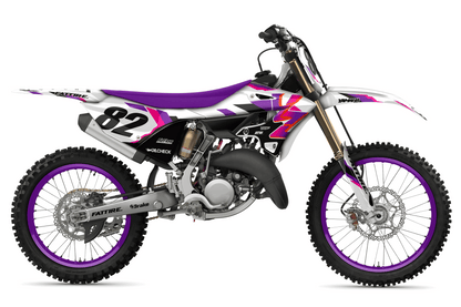 Kit déco motocross YAMAHA 125-250 YZ - Year-50 Noir