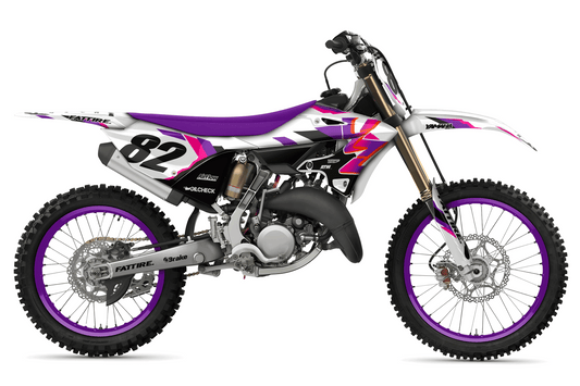 Kit déco motocross YAMAHA 125-250 YZ - Year-50 Noir