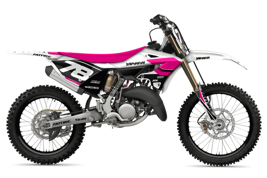 Motocross graphic kit YAMAHA 125-250 YZ - Year-70 Pink