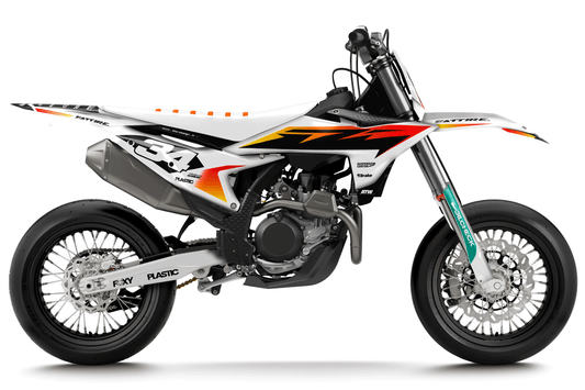 KTM 450 SMR motocross graphics kit - Cutz Orange