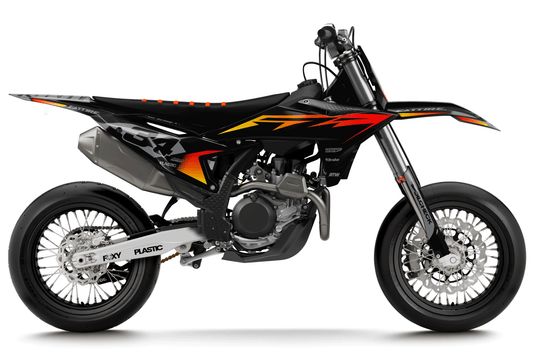 KTM 450 SMR motocross graphics kit - Cutz Orange