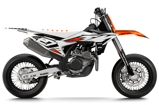 KTM 450 SMR motocross graphics kit - Cutz Orange