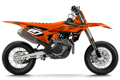 KTM 450 SMR motocross graphics kit - Cutz Orange