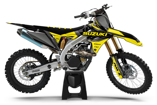 Kit déco motocross “Classic” Suzuki 250 RM-Z Noir