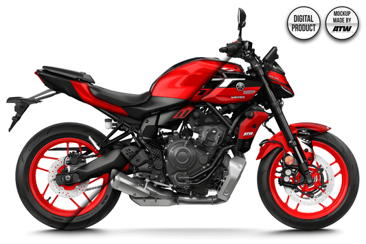 YAMAHA MT-07 2025-2026 Mockup – PSD & AI - ATW DESIGN