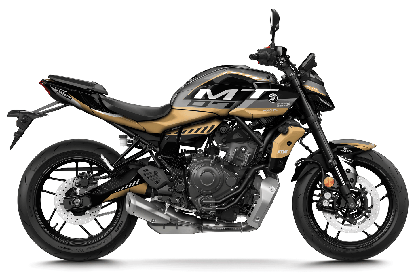 Kit déco YAMAHA MT-07 “Torque” Beige