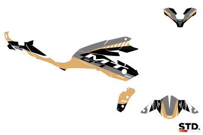 Kit déco YAMAHA MT-07 “Torque” Beige