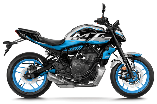 Kit déco YAMAHA MT-07 “Torque” Cyan