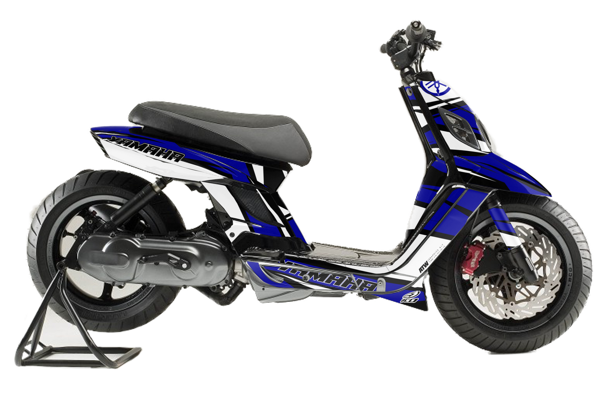 Kit déco Scooter “Racerz” Yamaha MBK Booster BCD - Personnalisable – ATW  DESIGN