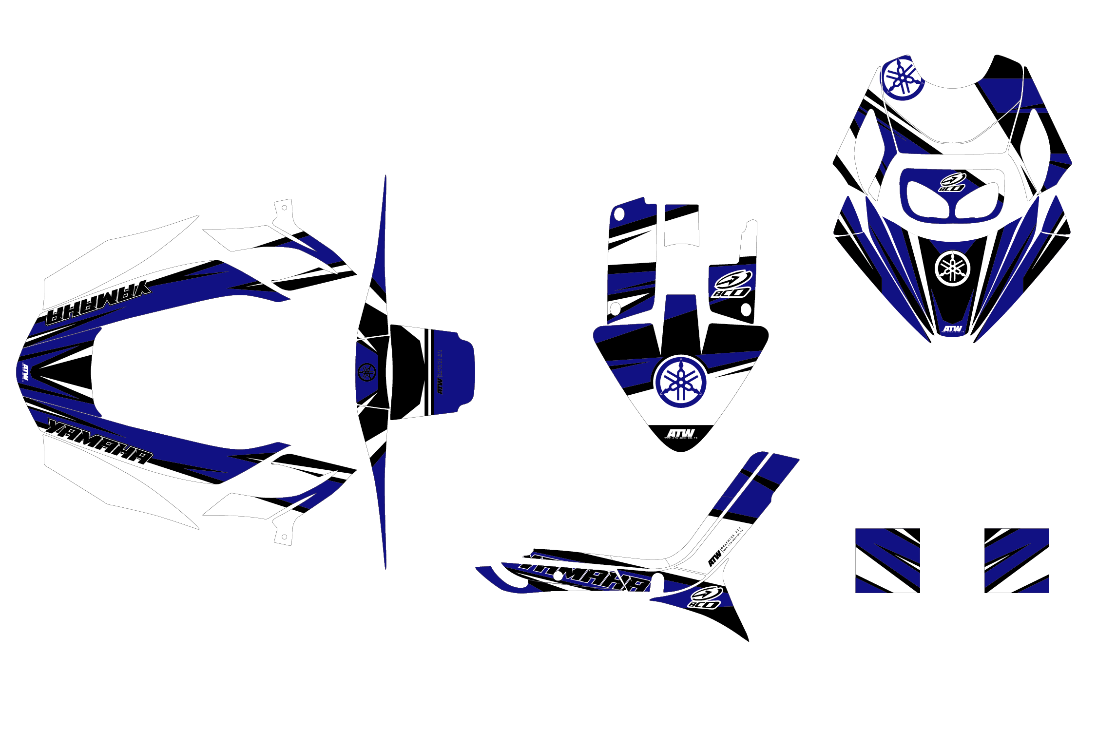 KIT DÉCO MBK BOOSTER BCD - ATW DESIGN