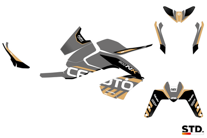 Kit déco CF MOTO 800 NK “Speed” Beige