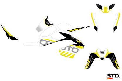 Kit déco CF MOTO 800 NK “Speed” Blanc
