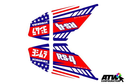Sticker Yoshimura RS4 Country - Configurable