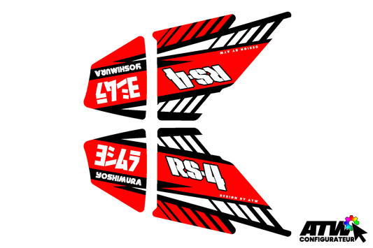 Sticker Yoshimura RS4 Factory - Configurable