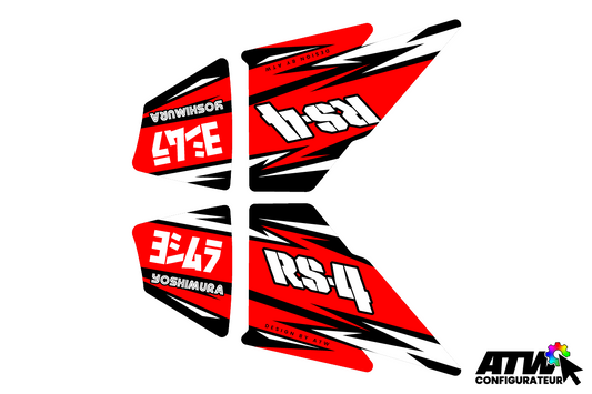 Sticker Yoshimura RS4 Thunder - Configurable