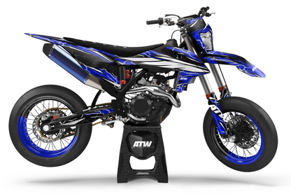 Kit déco Supermotard “Crack-Dark” pour Tout Modèles
