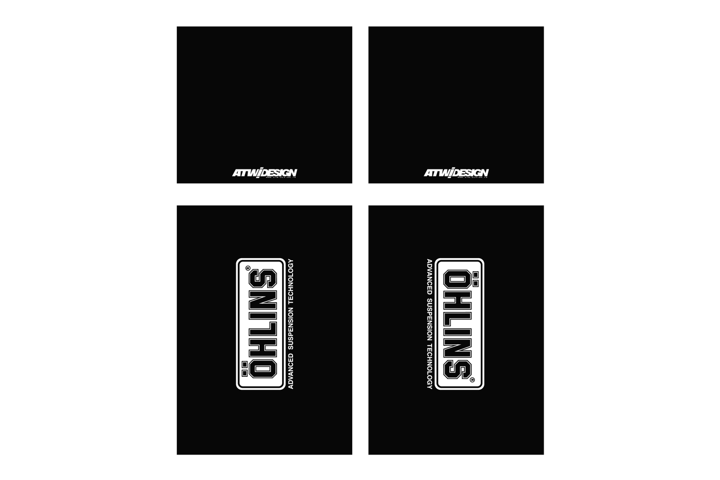 Stickers de Fourche complet - Ohlins V1