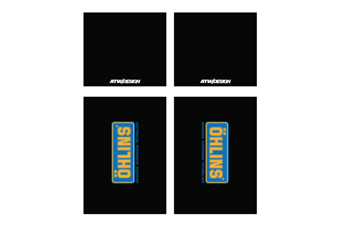 Stickers de Fourche complet - Ohlins V3