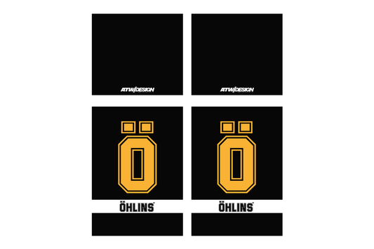 Stickers de Fourche complet - Ohlins V4