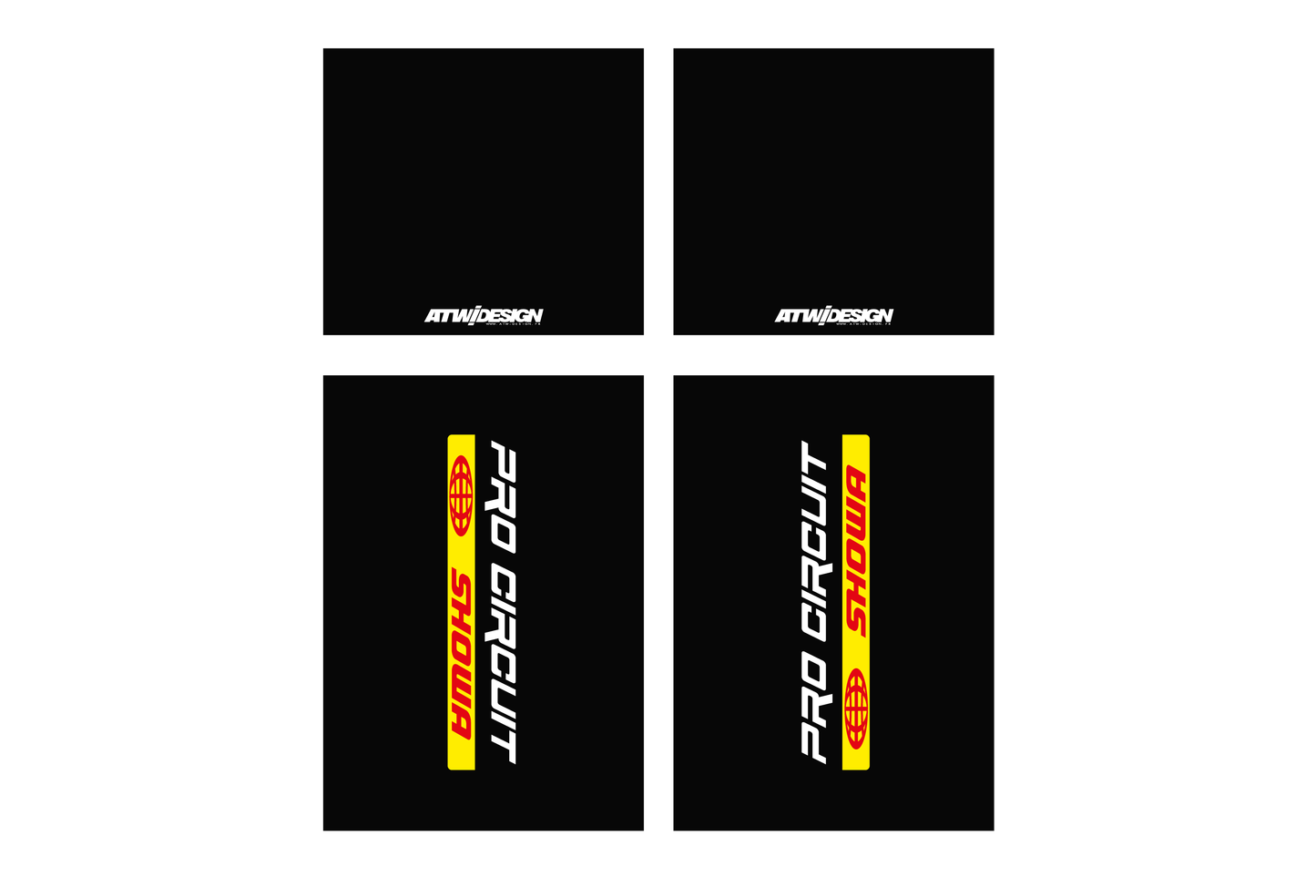Stickers de Fourche complet - ProCircuit V2