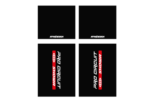 Stickers de Fourche complet - ProCircuit V3