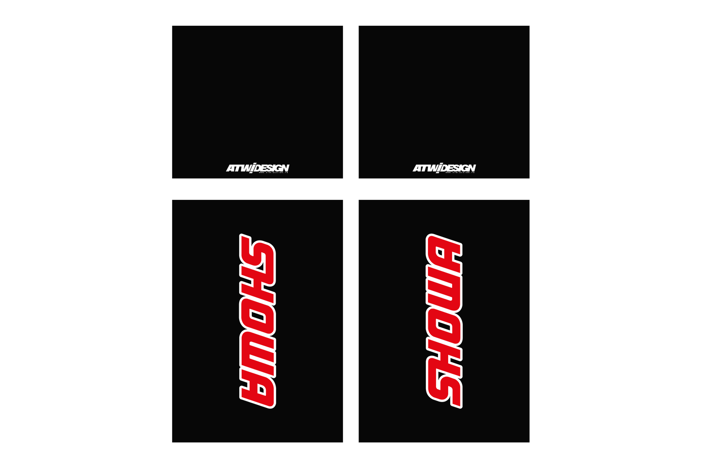 Stickers de Fourche complet - Showa V3