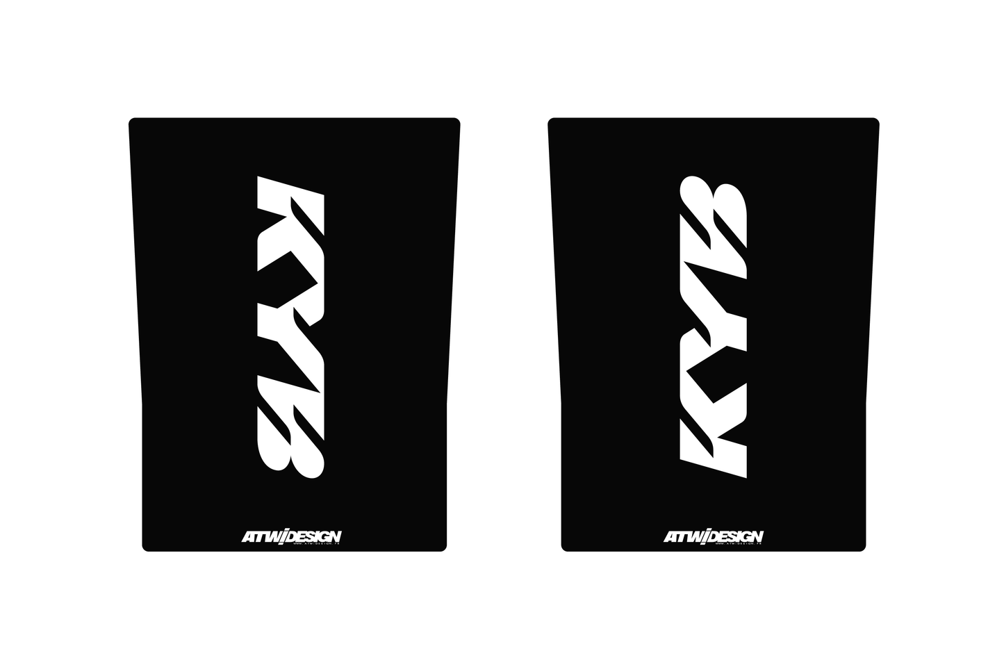 Stickers de Fourche 230x165mm - KYB V1