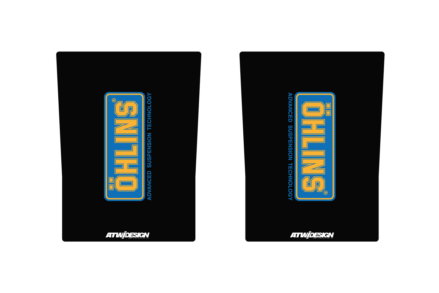Stickers de Fourche 230x165mm - Ohlins V3